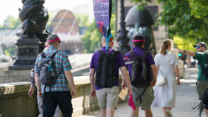 The Solicitors' Charity walking the London Legal Walk